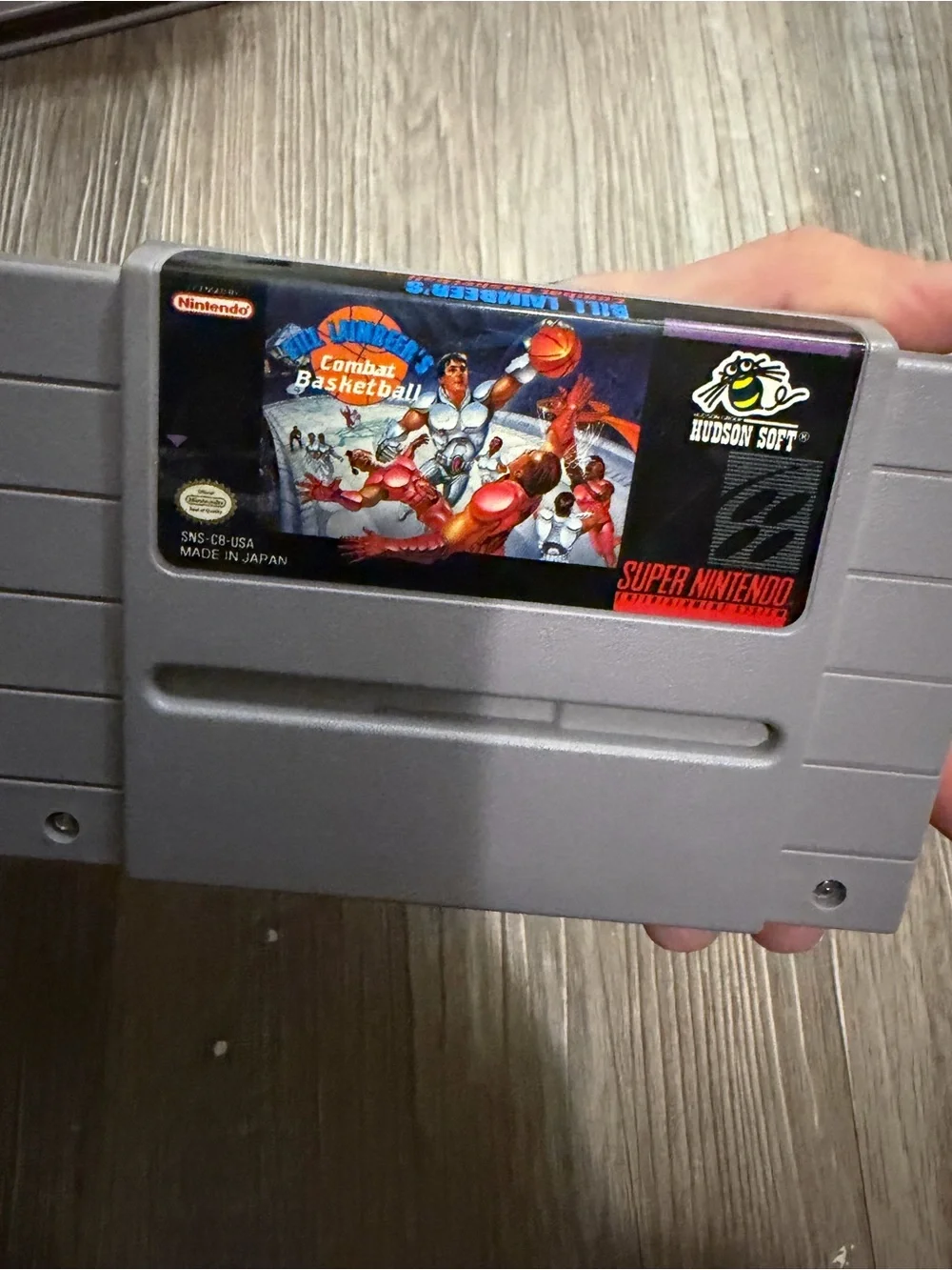 Bill Laimbeers Combat Basketball SNES Game